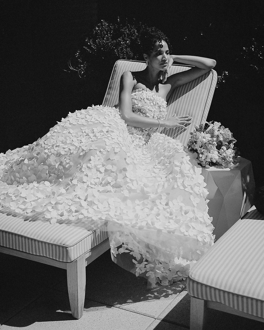 The Robe Anastasiya is a stunning bridal gown, featuring exquisite embroidery of delicate flowers. This masterpiece of design is perfect for any wedding, adding a touch of elegance to your special day. With its beautiful details and expert craftsmanship, the Robe Anastasiya is sure to make you feel like a princess on your big day.