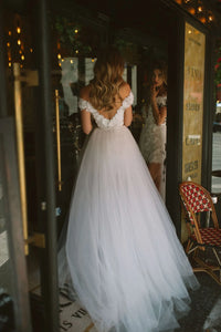 Introducing the Keia Dress, an expertly crafted choice for your next special occasion. Featuring a heart-shaped neckline and delicate floral lace appliques, this white prom dress exudes femininity and elegance. Made with high-quality fabric, it offers both style and comfort for a truly unforgettable look.